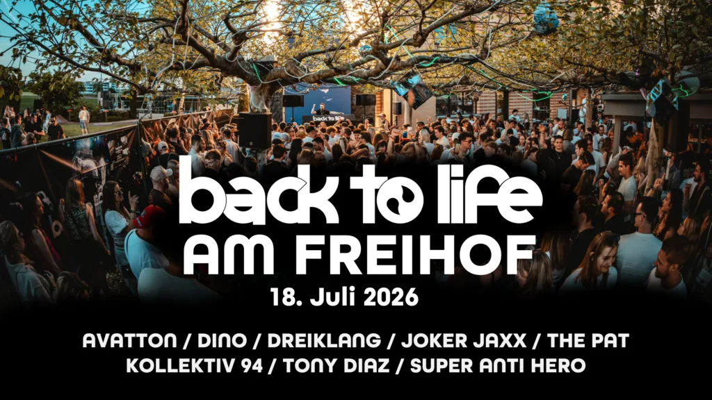 Flyer Back to Life, Freihof Gossau SG